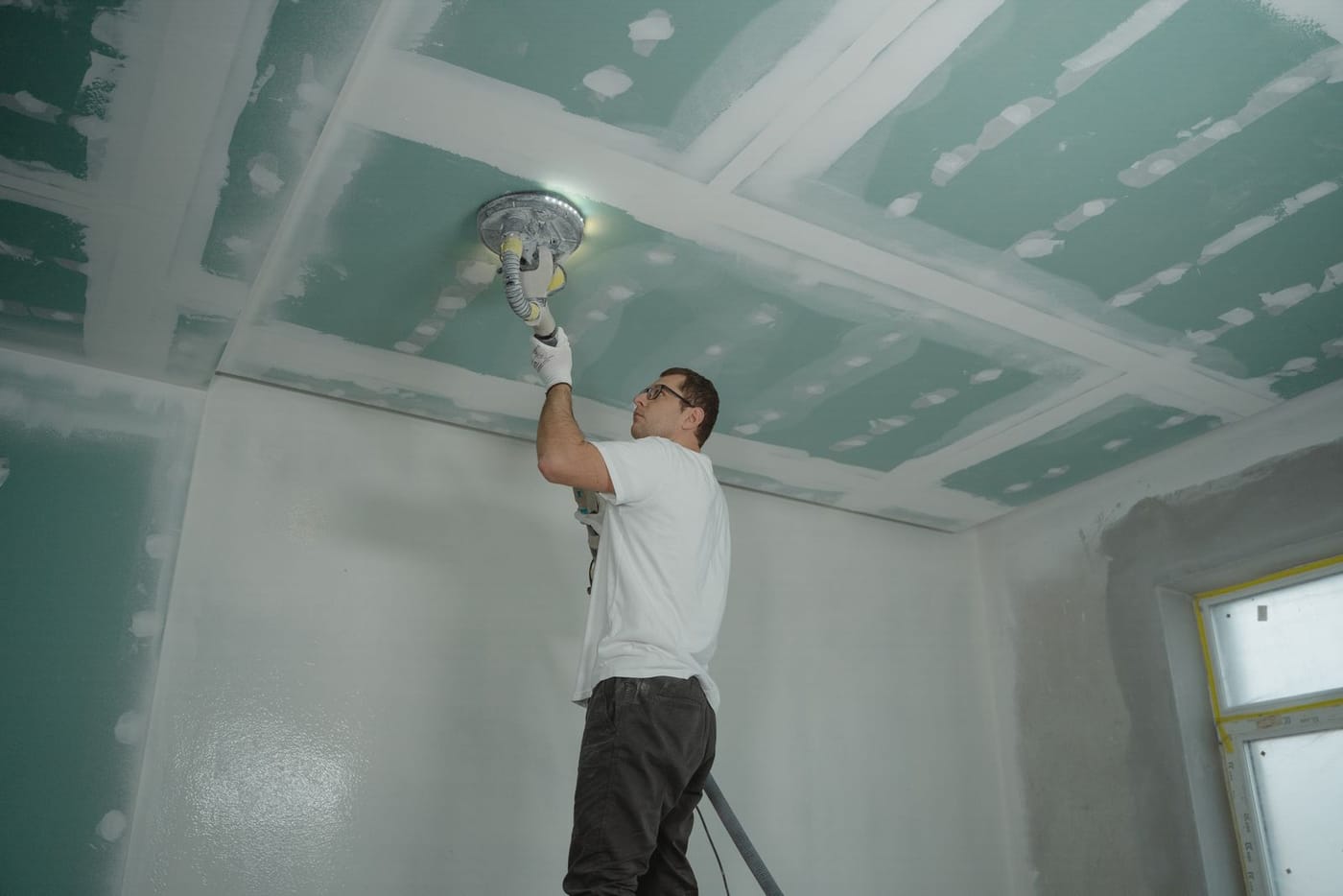 Pintado de pared con rodillo